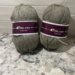Ella Rae Classic 100% Wool Yarn  2 Skeins Color 141 NWT
